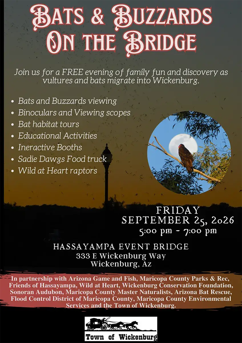 Bats & Buzzards on the Bridge Returns to Wickenburg Sept. 25
